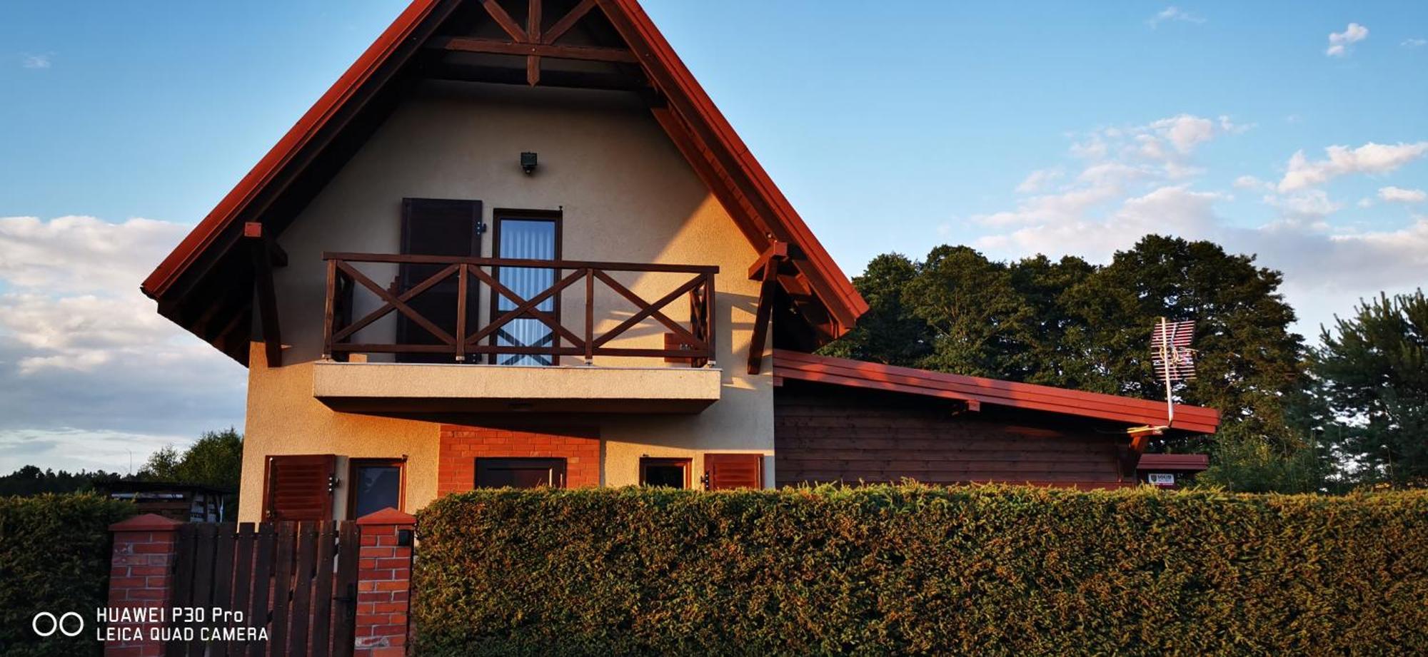 Domek Letniskowy Nad Jeziorem Mazury Ostroda Bagian luar foto